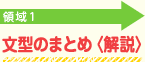 領域1：文型のまとめ〈解説〉